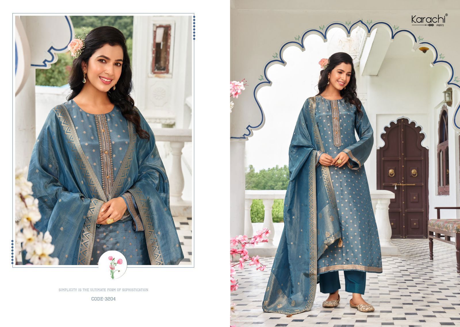 Bahaar By Kesar Silk Embroidery Dress Material Wholesale Shop In Surat
